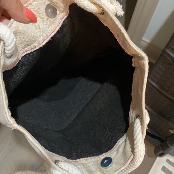 Canvas bag with cat print - Picture 5 of 5